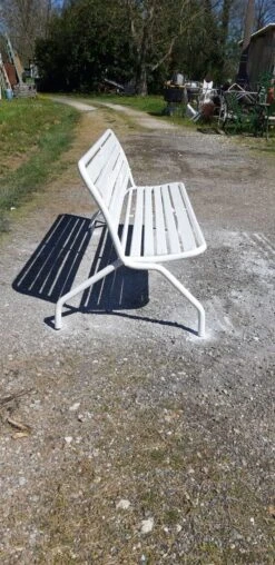 Banc Fer Et Bois Des Années 50 Repliable -Jardin Fournitures Boutique 006fb3c8 28ee 4dfd b493 9439bbbb2c40