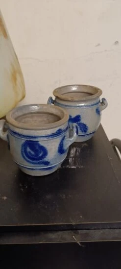 Paire De Pots Ancien Alsacien En Grès -Jardin Fournitures Boutique 00c68adb 19b2 43e4 b953 c3cf20024ba8