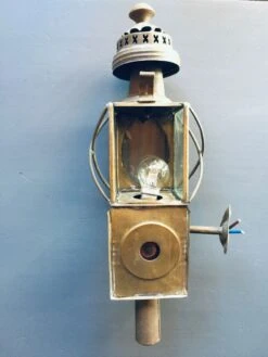 Paire D'anciennes Lanternes De Fiacre En Cuivre Vers 1900 -Jardin Fournitures Boutique 017f682b 6c44 4cae 8296 8f2d27e3318d