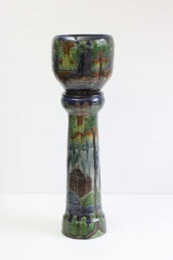 Jardinière Et Colonne Par Laigneil, Courtrai Belgique, Années 1900 -Jardin Fournitures Boutique 022678fc 8a15 4b6c 8cc1 addc203dc505