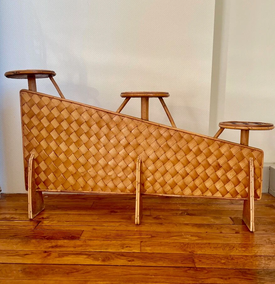 Jardinière Porte Plante En Rotin Vintage 11 Jardinière Porte Plante En Rotin Vintage – Image 9