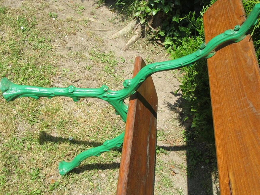 Banc De Jardin En Bois Et Fonte 13 Banc De Jardin En Bois Et Fonte – Image 11