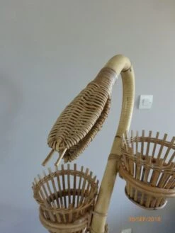 Porte Plantes En Bambou Et Rotin -Jardin Fournitures Boutique 048a646c 4841 4d89 bded a454691907ba