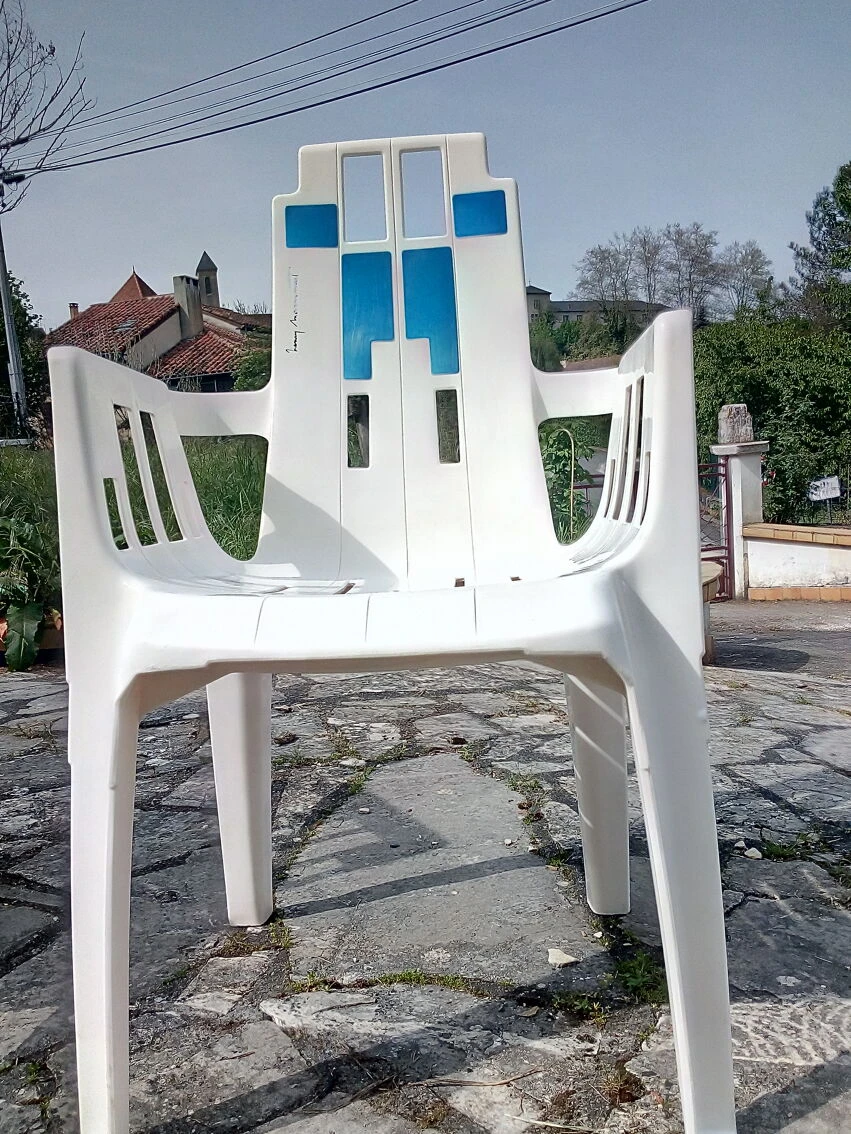 Fauteuils De Jardin Boston Par Pierre Paulin 4 Fauteuils De Jardin Boston Par Pierre Paulin – Image 2