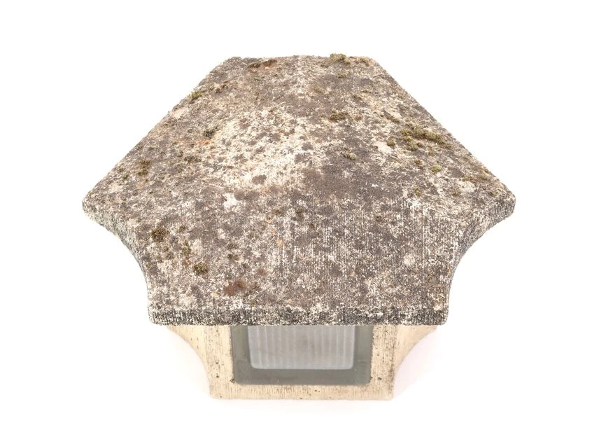 Luminaire Architecturé De Jardin En Béton Et Verre, Années 50 6 Luminaire Architecturé De Jardin En Béton Et Verre, Années 50 – Image 4