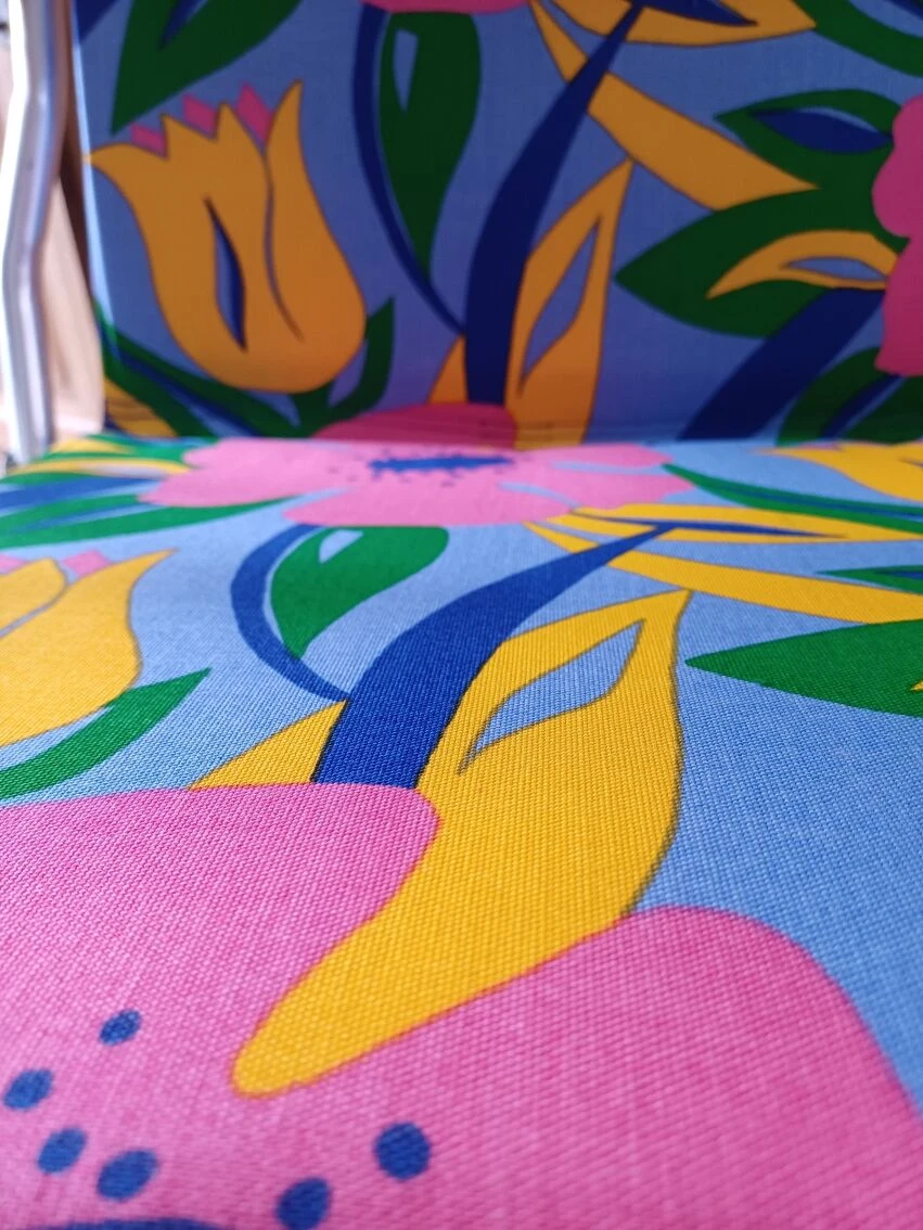 Chaises Pliantes Fleuries 9 Chaises Pliantes Fleuries – Image 7