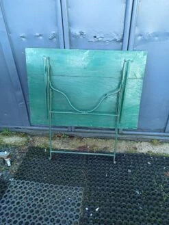 Table De Jardin Pliante En Fer Forgé Et Bois -Jardin Fournitures Boutique 05903334 21d8 45b4 84cc ddb62c9b7a5b