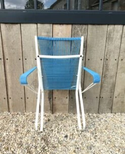 Fauteuil Pliant En Métal Et Scoubidou Bleu -Jardin Fournitures Boutique 05d99e38 ca84 42ce 9f94 35147cf7fa7b