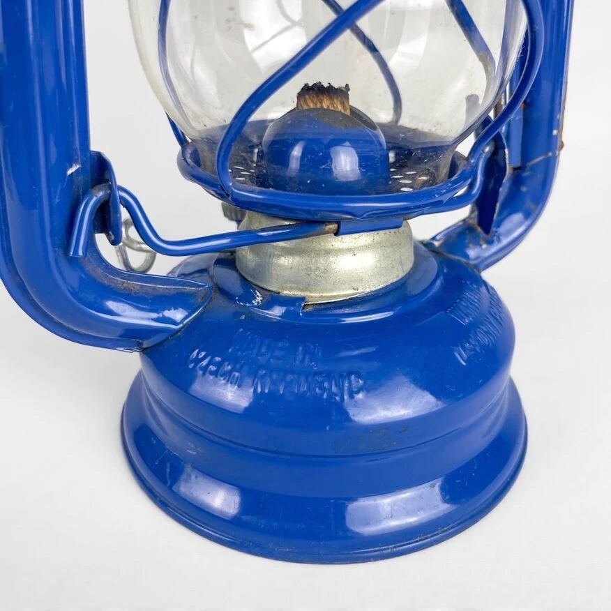 Lampe Tempête Vintage Meva 863 Bleu électrique 8 Lampe Tempête Vintage Meva 863 Bleu électrique – Image 6