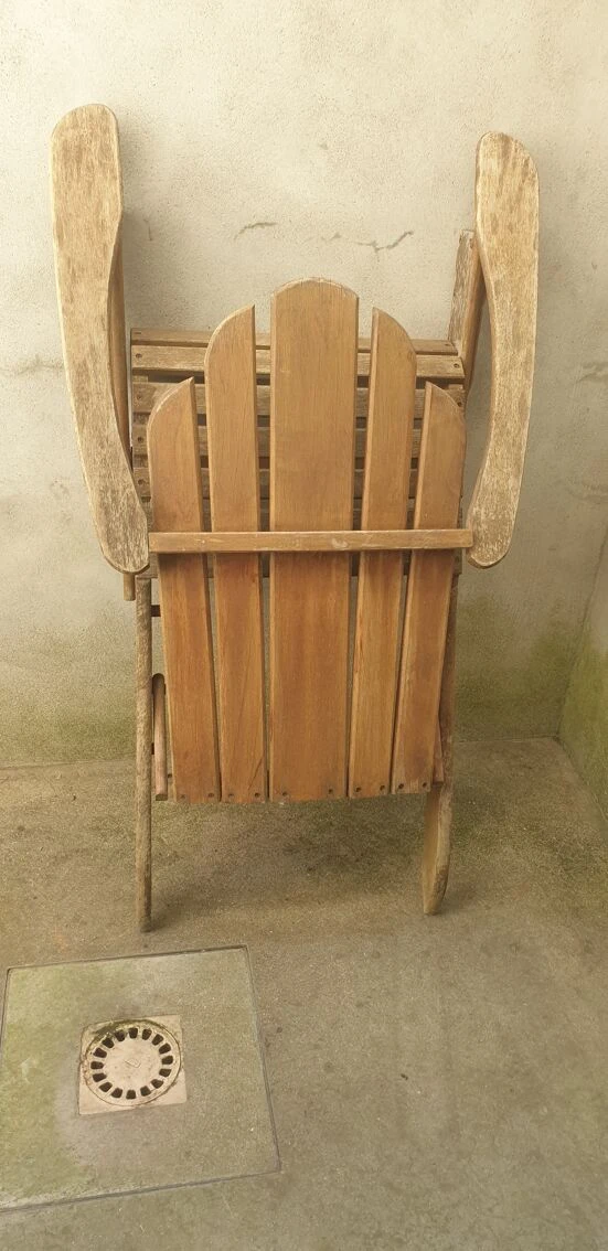 Fauteuils Adirondak En Teck 6 Fauteuils Adirondak En Teck – Image 4