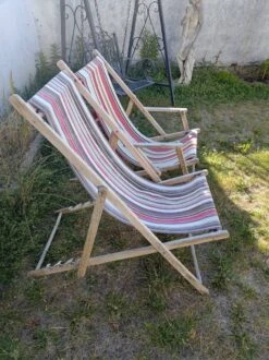 Paire De Transats Vintage -Jardin Fournitures Boutique 0b1f93b2 d062 4042 8075 c5342d67f5d1