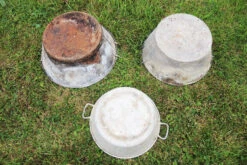 Trio De Bassines Vintage Avec Poignées En Zinc -Jardin Fournitures Boutique 0bd561b3 fa3f 4cab 821a b2993709c6f3