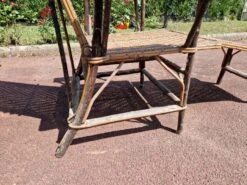 Chaise Longue En Rotin/osier Et Bois - Années 1940/50 -Jardin Fournitures Boutique 0cef319d 3a0e 455c b615 da90cb156c96