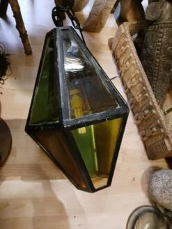 Suspension D'extérieur, Vitre Ancienne Bullé, Coloré Circa 1950 -Jardin Fournitures Boutique 0d6eb2aa 07e2 42f3 a06d 030913de72e7