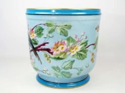 Ancienne Jardinière En Porcelaine émaillée Peinte à La Main, France, 19ème Siècle -Jardin Fournitures Boutique 0e21f5d4 ec92 456a 8929 ffa9f581e34a