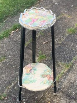 Sellette Porte Plante En Bois Et Métal Vintage -Jardin Fournitures Boutique 0fc1a366 f8a6 42de a687 749af19cc061