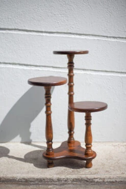Porte-plante Vintage Support Plante 3 Plateaux Bois Sellette Bois, Stand Plante , Présentoir -Jardin Fournitures Boutique 135d882d e3ba 413f 96a0 2ed5e4f95a4a