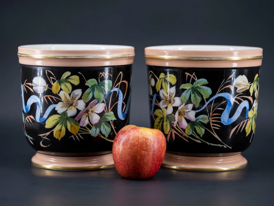 Paire De Jardinières En Faïence, Début XXe Siècle 6 Paire De Jardinières En Faïence, Début XXe Siècle – Image 4