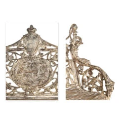 Banc En Fonte Sculptée Et Bois à Patine Blanche -Jardin Fournitures Boutique 14bd6fb6 5461 49bd 893b 099633ad2c0f