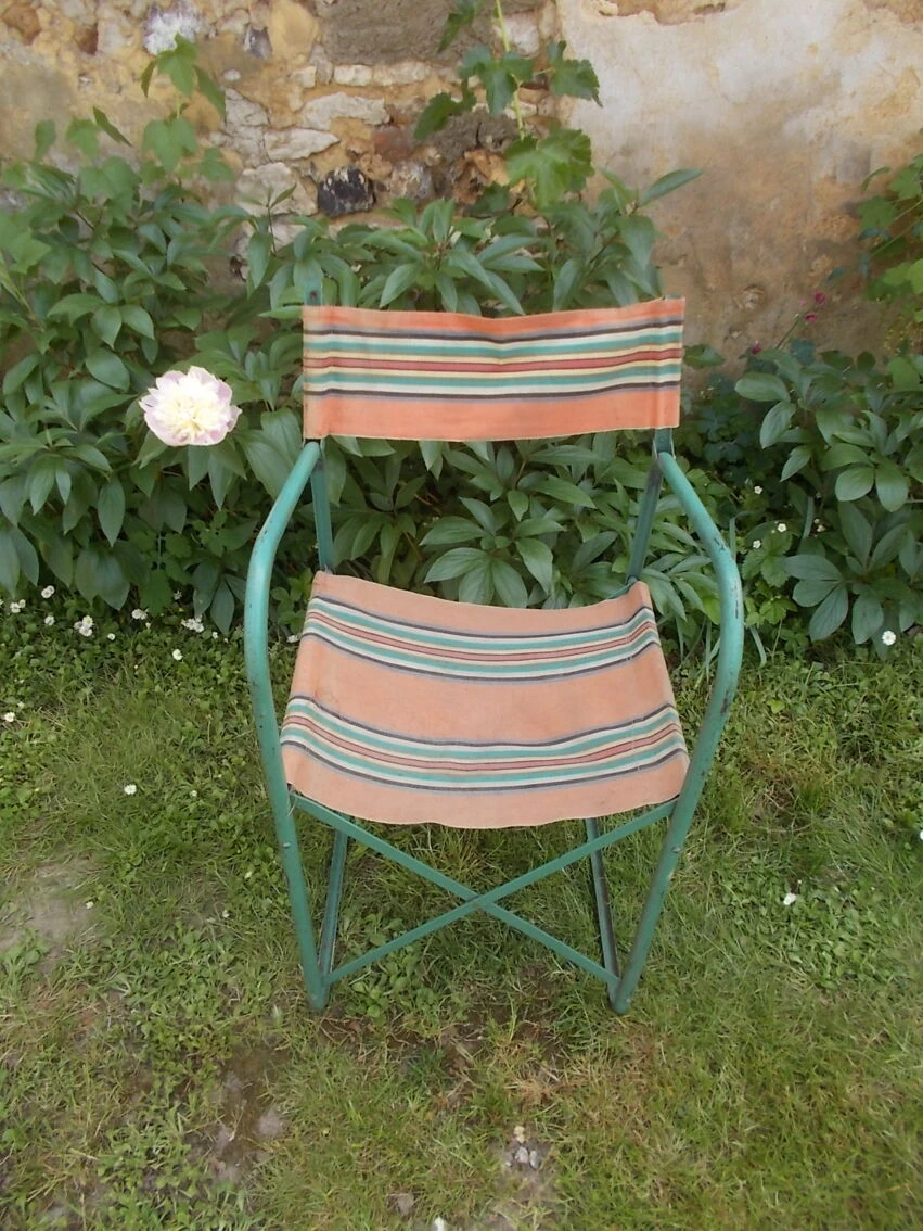 Ancien Fauteuil Camping Vintage 4 Ancien Fauteuil Camping Vintage – Image 2