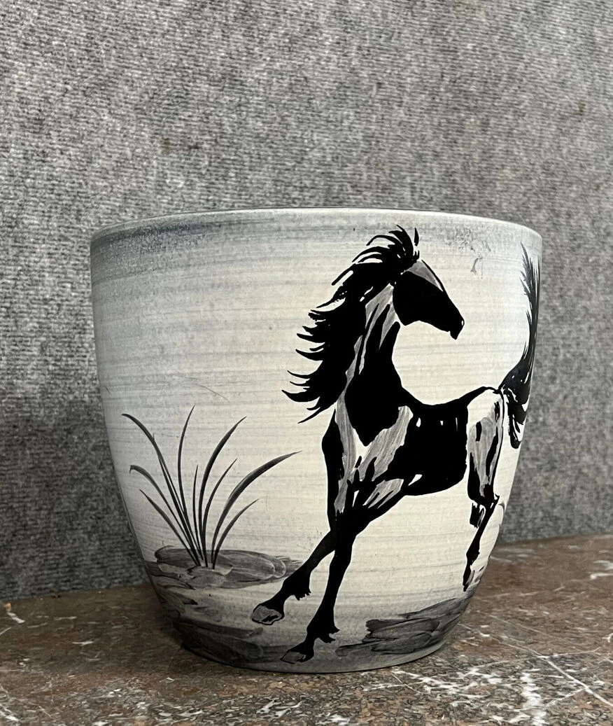 Cache-pot Signé (Paul) MILET Sèvres H25cm 6 Cache-pot Signé (Paul) MILET Sèvres H25cm – Image 4