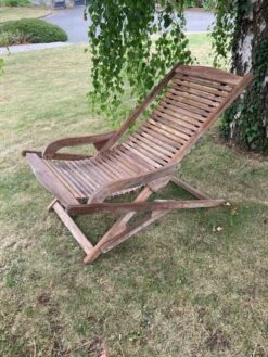 Chaise Longue Pliante En Teck Massif Vintage Scan Com, Années 80 -Jardin Fournitures Boutique 171d09ac 834e 406a b695 0ca8241cc195