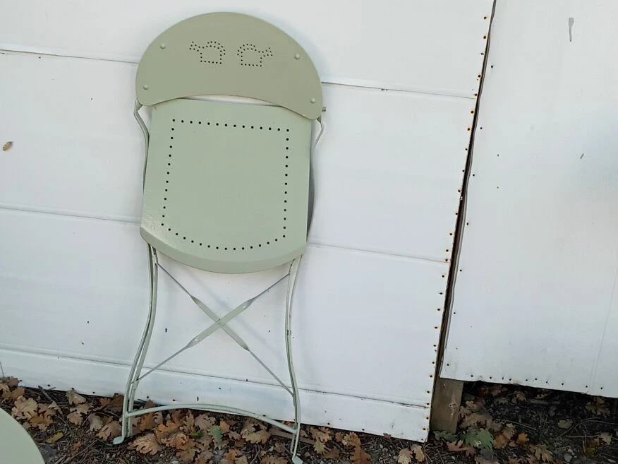 4 Chaises Pliantes En Fer 9 4 Chaises Pliantes En Fer – Image 7