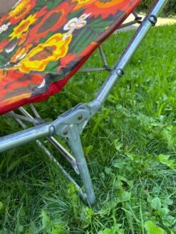 Transat Bain De Soleil à Fleurs Vintage 70s -Jardin Fournitures Boutique 18b6c26b 0c17 40ba 8490 6070d804939c