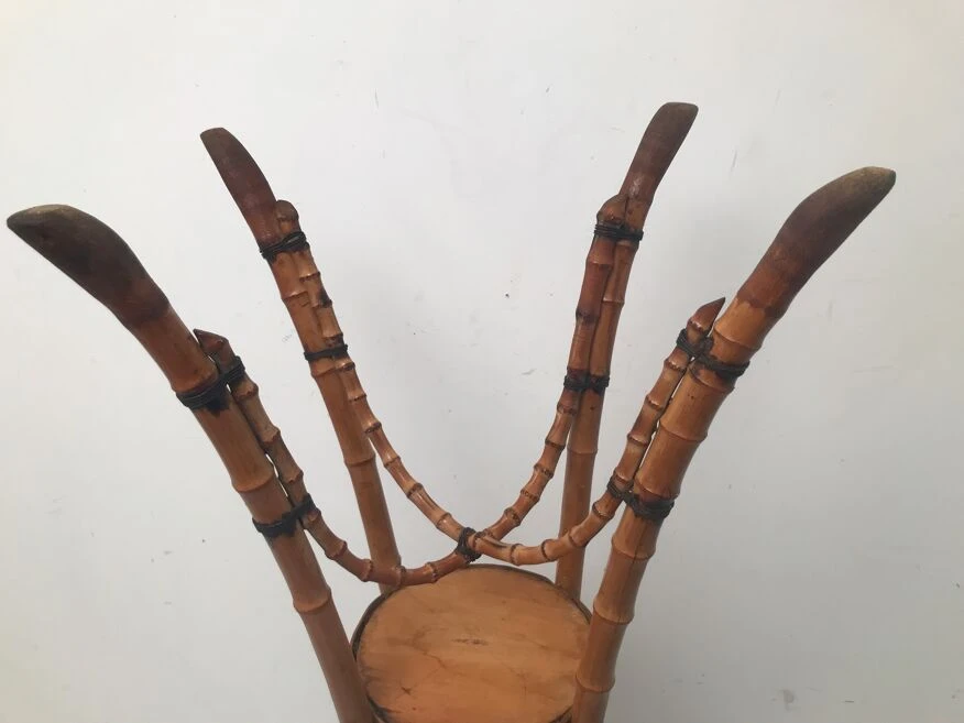 Porte Plante En Bambou Et Osier Des Années 60 12 Porte Plante En Bambou Et Osier Des Années 60 – Image 10