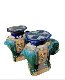 Paire D'éléphants Porte Plante Biên Hoa Début XXème 14 Paire D'éléphants Porte Plante Biên Hoa Début XXème -Jardin Fournitures Boutique 191263de 87bd 44f4 9654 f502a74653b7