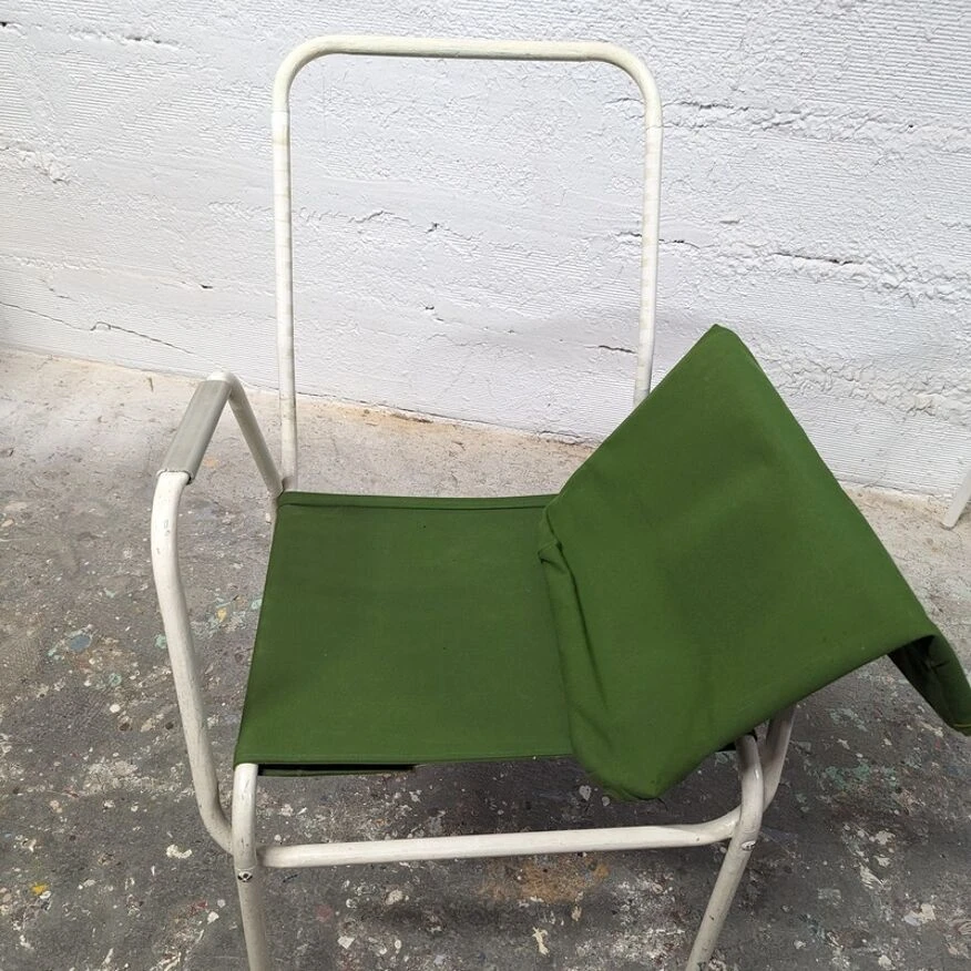 Fauteuil Vintage Métal Et Tissu 11 Fauteuil Vintage Métal Et Tissu – Image 9