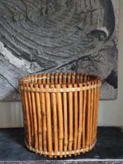 Corbeille Cache-pot Art-populaire Bambou Et Scoubidou Années 50 -Jardin Fournitures Boutique 1a350479 5ed4 4bcf 82e5 75104f480316