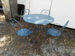 Salon De Jardin En Fer Forgé Bleu -Jardin Fournitures Boutique 1b88fcb4 25e1 4f90 8d71 72aae84d0042