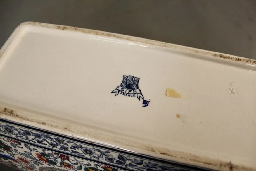 Jardinère De Table En Faïence De Gien 11 Jardinère De Table En Faïence De Gien – Image 9