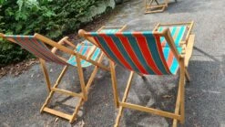Paire D'anciennes Chiliennes / Chaises Longues / Fauteuil Transat -Jardin Fournitures Boutique 1e05214c 283e 4061 9a95 dd5dc98ace5b