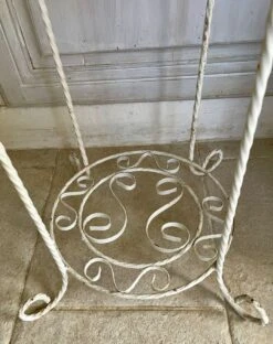 Porte-plante En Fer Forgé Et Céramique Vallauris Signée Vintage -Jardin Fournitures Boutique 1e3f2024 4302 47bf 878c a39b54516a85