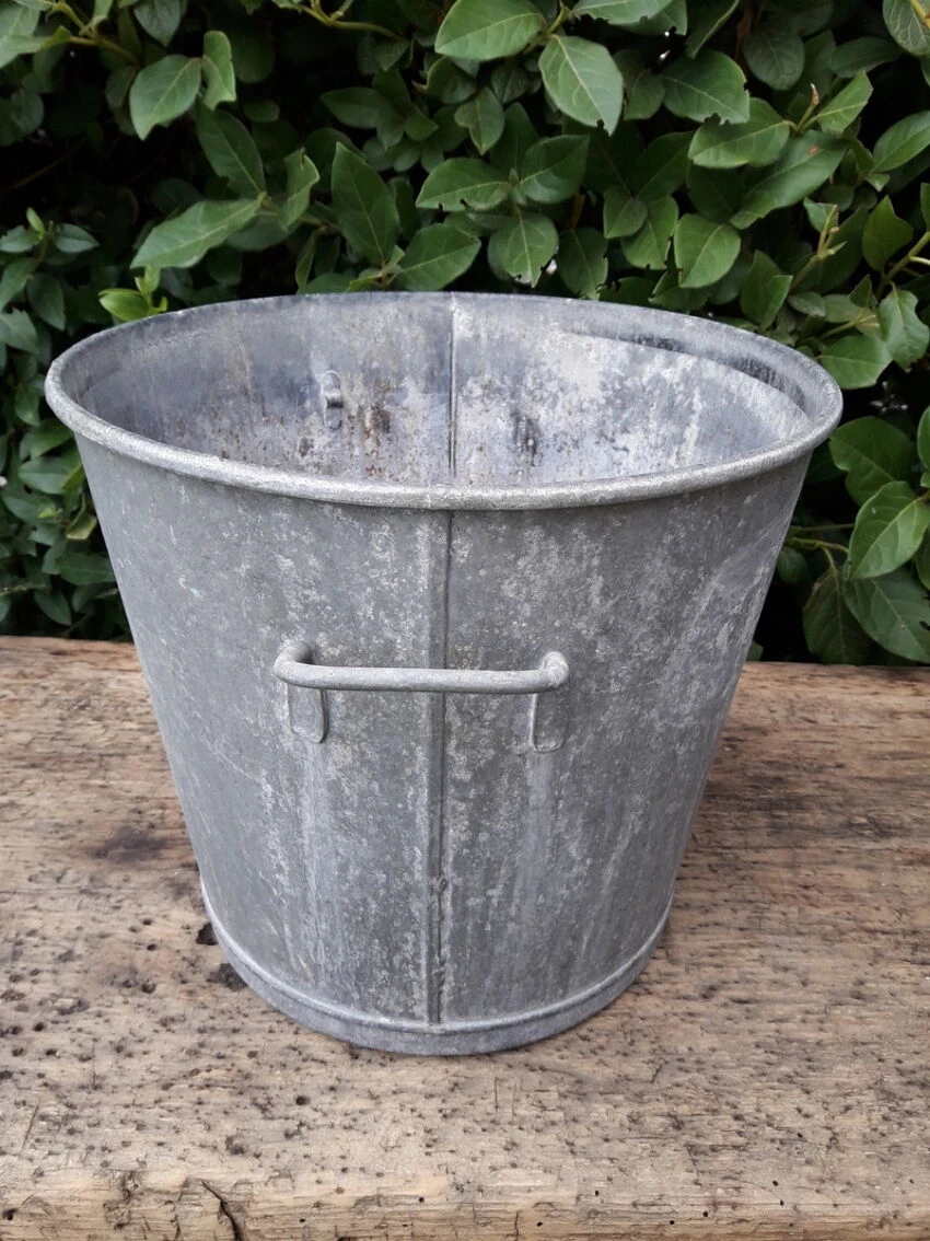 Lessiveuse H30cm En Zinc Jardin 6 Lessiveuse H30cm En Zinc Jardin – Image 4