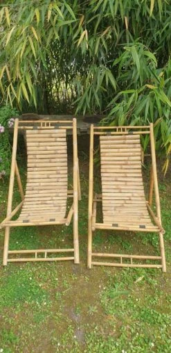Paire De Chaises Longues En Bambou, Transats 23 Paire De Chaises Longues En Bambou, Transats -Jardin Fournitures Boutique 206360c1 23a0 45d2 a420 3cc9b5031bcc