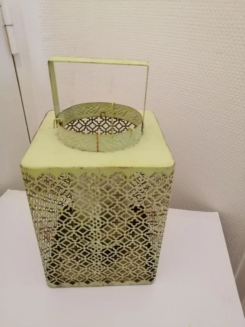 Paires De Lanterne En Metal Avec Bougies De Jardin 6 Paires De Lanterne En Metal Avec Bougies De Jardin – Image 4