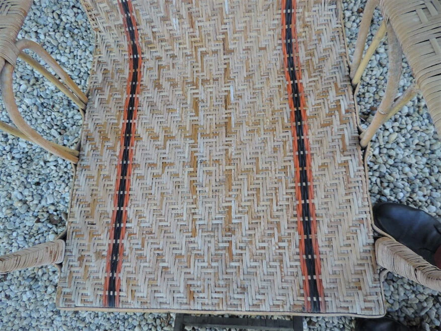 Chaise Longue En Rotin Avec Son Repose Pied 1930 6 Chaise Longue En Rotin Avec Son Repose Pied 1930 – Image 4