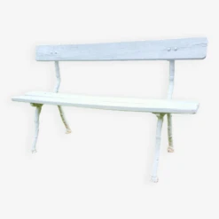 Banc De Jardin Ancien Avec Pieds En Fonte