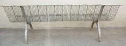 René Malaval, Grand Banc En Métal Perforé Et épais, Design Des Années 50 -Jardin Fournitures Boutique 2515dd12 d6e1 4f67 8357 50757a6641a8