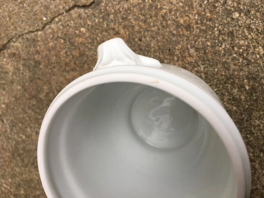 Cache Pot Moutardier Ou Saucière En Porcelaine Blanche 9 Cache Pot Moutardier Ou Saucière En Porcelaine Blanche – Image 7