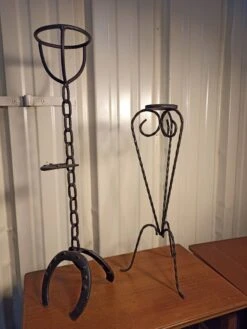 Lot 2 Portes Pots Plantes En Fer Forgé Noir -Jardin Fournitures Boutique 25867a87 fcc0 48c2 9ce0 a476e4bb7ae8