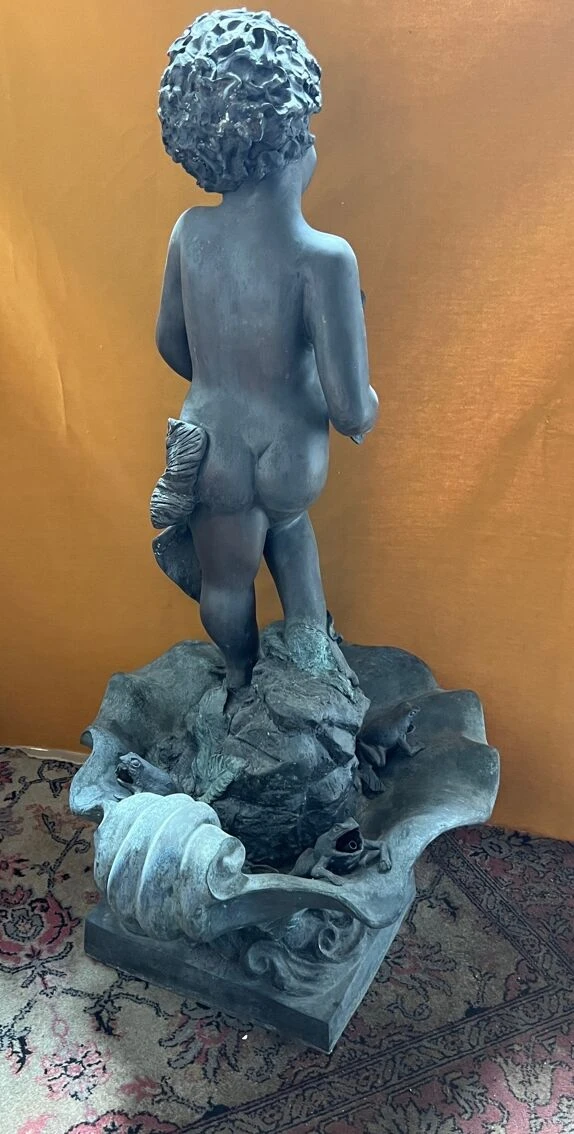 Fontaine De Jardin En Bronze. 7 Fontaine De Jardin En Bronze. – Image 5