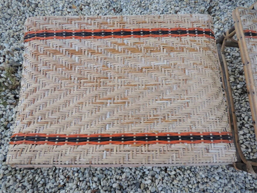 Chaise Longue En Rotin Avec Son Repose Pied 1930 5 Chaise Longue En Rotin Avec Son Repose Pied 1930 – Image 3