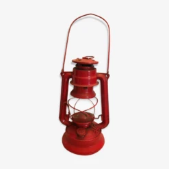 Lampe Tempête Rouge Meva 864 Vintage