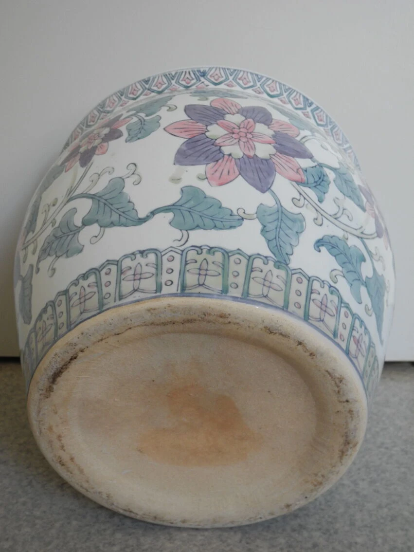 Ancien Bassin Poissons Porcelaine Cache Pot Déco Vintage Fish Bowl Planter 8 Ancien Bassin Poissons Porcelaine Cache Pot Déco Vintage Fish Bowl Planter – Image 6