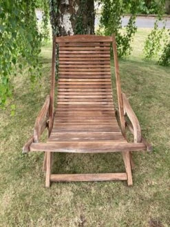 Chaise Longue Pliante En Teck Massif Vintage Scan Com, Années 80 -Jardin Fournitures Boutique 2ab283d8 676c 4e3c 8f4b 8fc32bb3aa9a