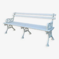 Banc De Jardin Signé Godin En Fonte De Maison Bourgeoise